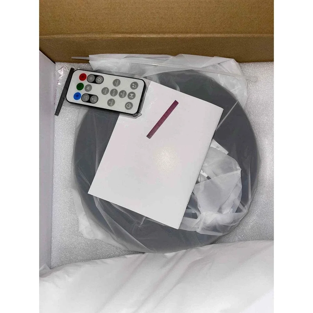 RGB Color Changing Fabric Floor Lamp with Remote App Control Music Sync